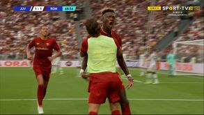 O golo de Tammy Abraham que impediu a derrota da Roma diante da Juventus