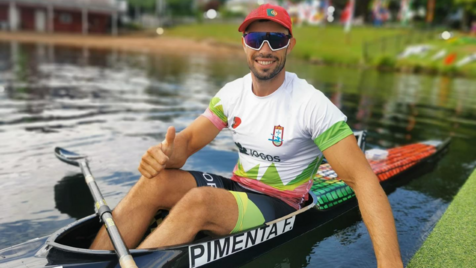 Kevin Santos e Teresa Portela campeões da Europa de K2 200 metros