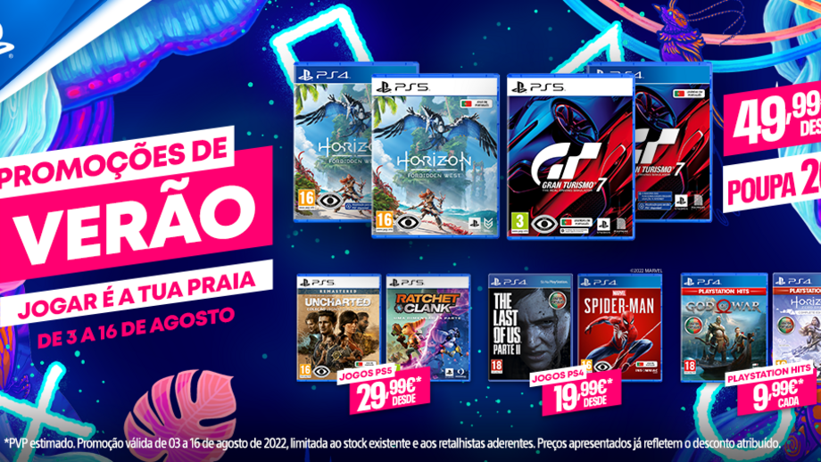 Promoções de Verão da PlayStation chegam em força
