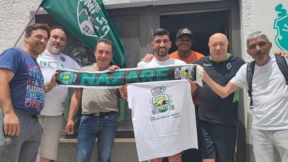 Núcleo do Sporting da Nazaré mostra apoio a Ricardo Esgaio: «Continua a acreditar!»