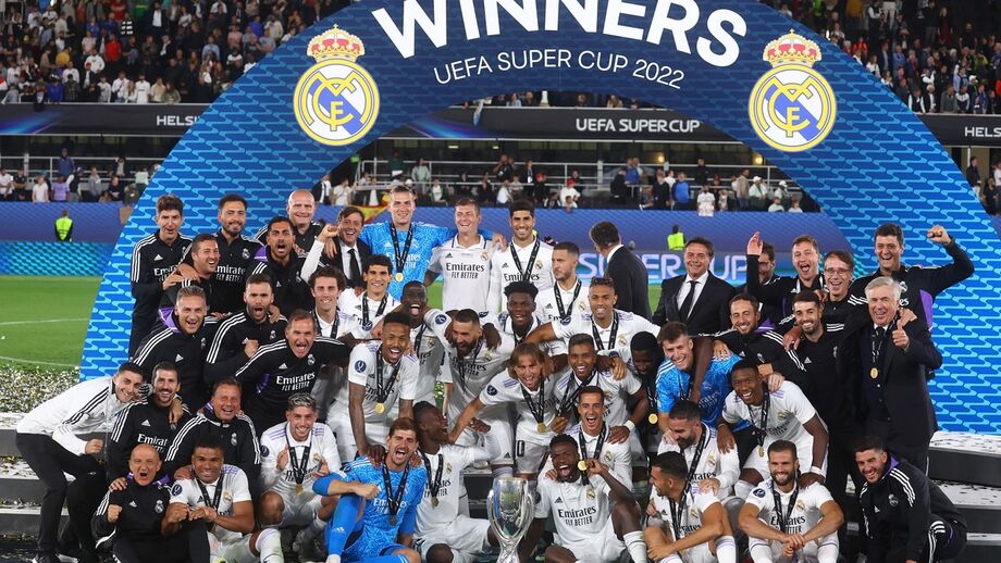 Real Madrid-Eintracht Frankfurt, 2-0: merengues chegam ao penta