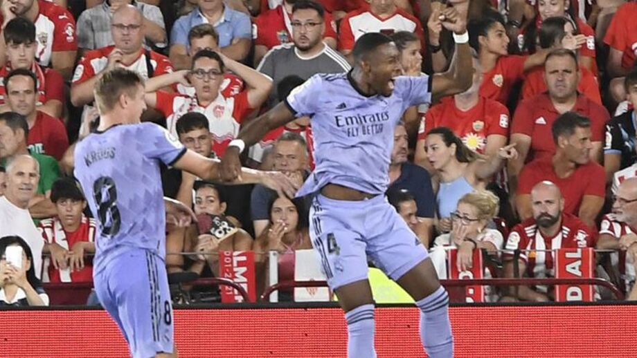 Almería-Real Madrid, 1-2: Alaba vai direto ao baú do tesouro