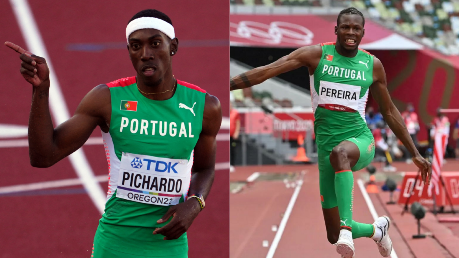 Pedro Pichardo e Tiago Pereira na final do triplo salto dos Europeus