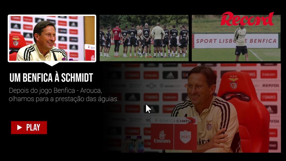 Consulte alguns dos dados da vitória da equipa orientada por Roger Schmidt