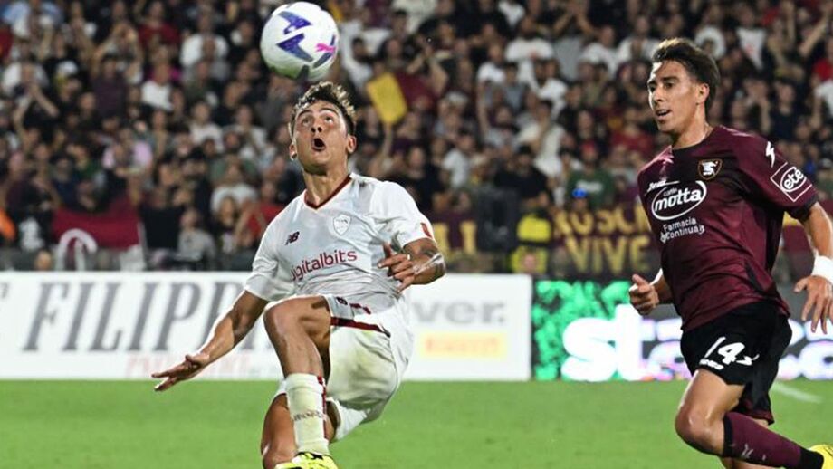 Dybala fez a primeira aparição pela Roma