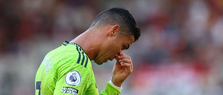 Brentford-Man. United, 4-0: Ronaldo fica verde com a humilhação