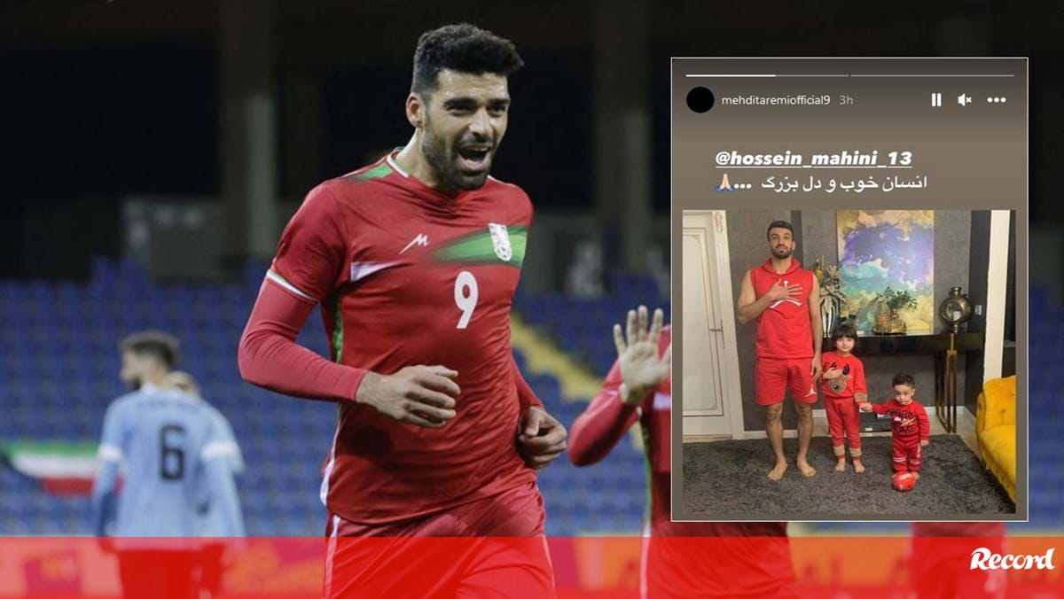 Taremi solidário com jogador iraniano que foi detido por apoiar os