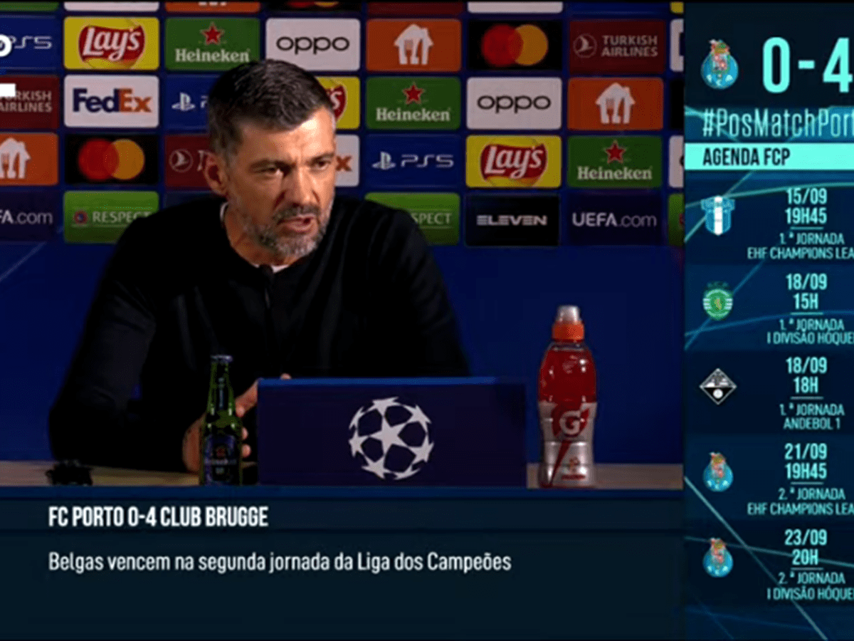Champions: Club Brugge-FC Porto, 0-4 (resultado final) - CNN Portugal