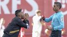 Ânimos quentes: o momento da expulsão de Moreno no Sp. Braga-V. Guimarães