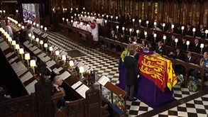 Transmissão em direto das cerimónias fúnebres da Rainha Isabel II