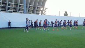 Seleção espanhola já treina em Braga tendo em vista o jogo com Portugal