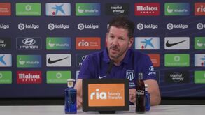 Voltaram a perguntar a Simeone sobre Cristiano Ronaldo e esta foi a resposta