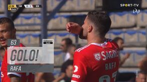 Rafa quebrou resistência do Famalicão e fez assim o primeiro golo do Benfica