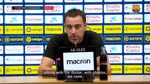 Xavi comenta incidente em Cádiz: «A vida de um ser humano está acima do futebol»