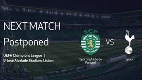 Site do Tottenham anuncia adiamento do jogo com o Sporting mas tudo não passou de um erro
