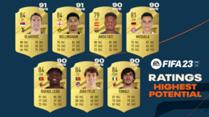 Os 'players' com mais potencial no modo carreira do FIFA 23: Leão, Félix e Vitinha em lista encabeçada por Mbappé