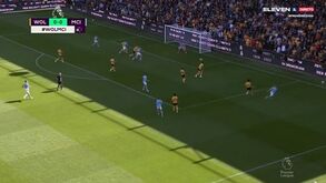 Jogo só tinha começado há 56 segundos quando Grealish colocou Man. City em vantagem frente ao Wolves 