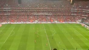António Silva com a Luz a seus pés: adeptos do Benfica aplaudiram de pé o jovem central