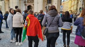 Apoio à Seleção Nacional já se nota nas ruas de Praga