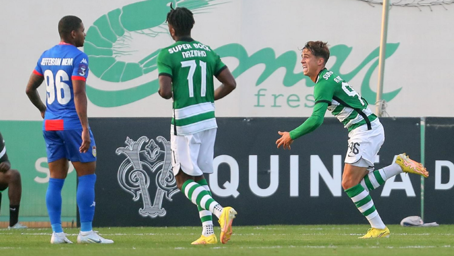 Sporting B-Alverca, 1-0: Leão já sabe sorrir
