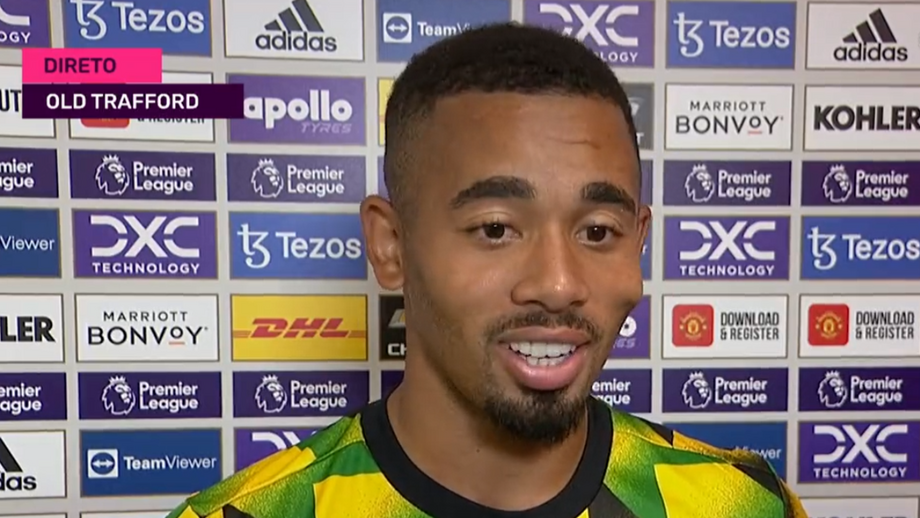 Gabriel Jesus: «Fábio Vieira é um grande gajo»