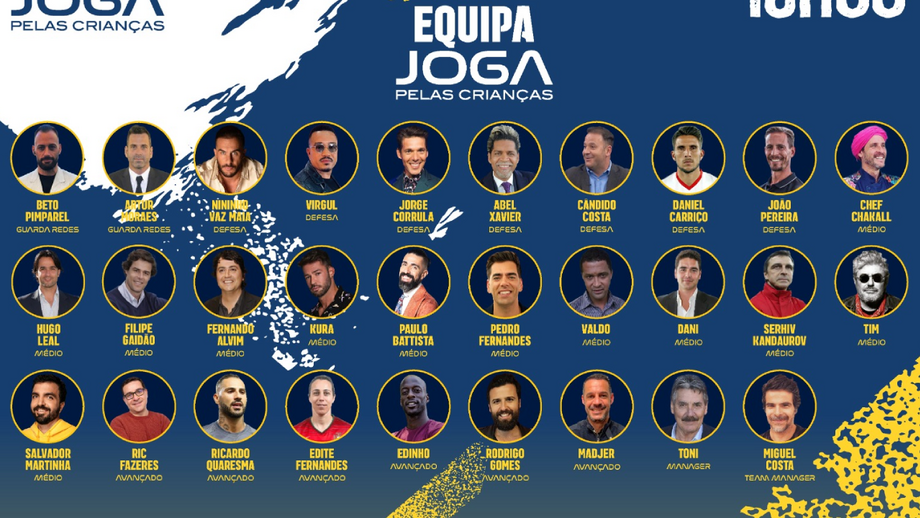 Domingo arranca a 2.ª edição do 'Joga Pelas Crianças'