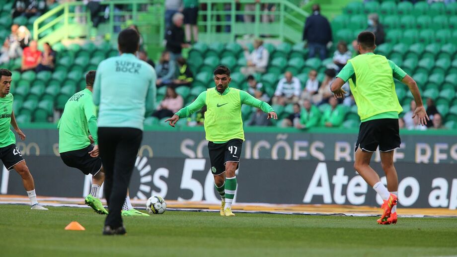 O onze do Sporting para o jogo com o Gil Vicente