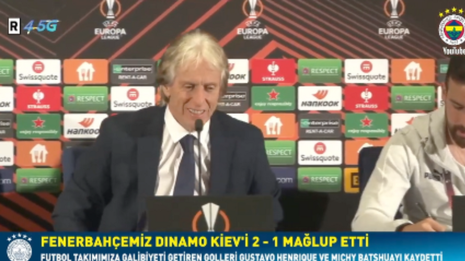 Em causa o gesto que o treinador português do Fenerbahçe fez para Bushchan no final do jogo