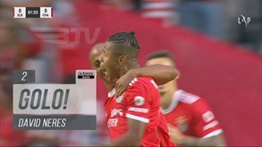 O grande golo de David Neres que abriu o marcador no Benfica-Chaves