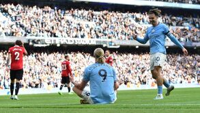 Haaland após fazer hat trick e o City marcar 6 ao United: «Perdemos a 2.ª parte...»