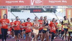 Jamor 'pintado' de laranja: As melhores imagens da 2.ª Corrida Multicare Vitality