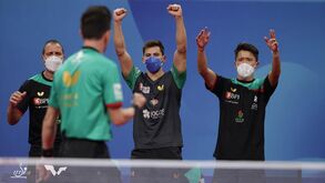 Portugal perde e defronta Eslovénia nos 'oitavos' do Mundial de ténis de mesa