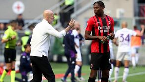 O 'recado' de Stefano Pioli a Rafael Leão: «Crescimento dele ainda não acabou»