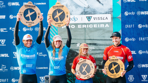 Leo Fioravanti e Macy Callaghan vencem na Ericeira