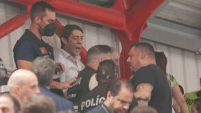 Fernando Aguiar assistiu impávido e sereno ao bate-boca na Luz: «Gostamos muito de mandar vir»
