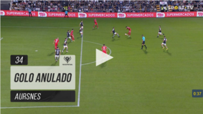 Aursnes marcou o primeiro do Benfica nas Caldas mas golo não contou: veja o lance