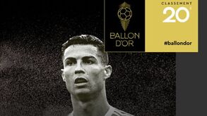 Bola Ouro: Cristiano Ronaldo em 20.º