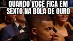 Ronaldo ganha 'banco de ouro' e Mbappé quer comprar a France Football: os memes da Bola de Ouro