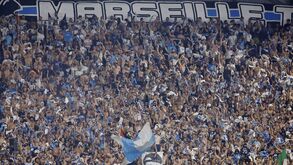 Adeptos do Marselha no jogo disputado a 13 de setembro