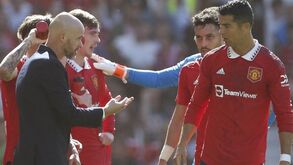Ingleses revelam conversa de Cristiano Ronaldo com Erik ten Hag 