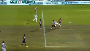 Pedro Mendes estreia-se a marcar pelo Ascoli no triunfo sobre o Cagliari