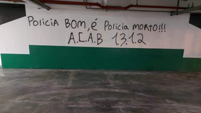 Garagem de Alvalade vandalizada depois do jogo com o Casa Pia