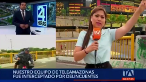 Jornalista equatoriana salva-se de assalto de forma incrível: «Vão mesmo roubar-me em direto?»