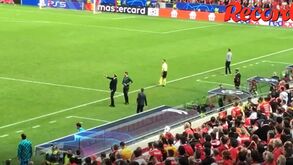 O nervosismo de Massimiliano Allegri na Luz: treinador da Juventus sofreu frente ao Benfica