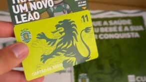 Do cartão de sócio aos pijamas: os presentes do Sporting para o filho de João Palhinha