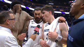 Memphis Grizzlies acabam entrevista rápida a festejar... à Cristiano Ronaldo