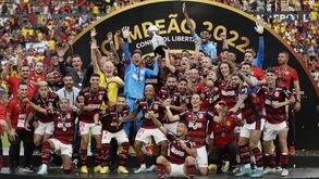 As imagens da festa do Flamengo após a conquista da Libertadores