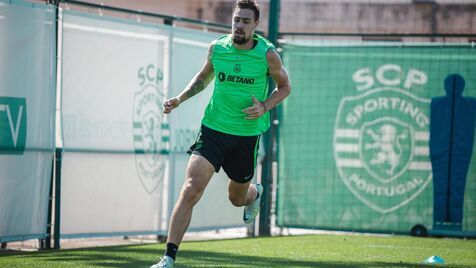 Sporting CP com boa notícia na preparação para o jogo frente ao