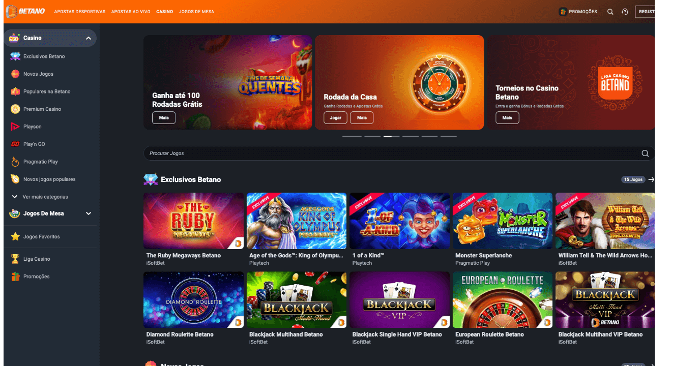 Jogos populares nos melhores casinos online