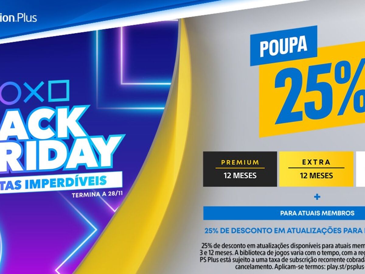 PS4: Assinatura anual da PS Plus está com 25% de desconto